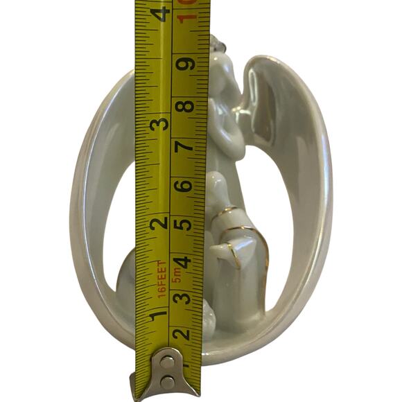 Appletree Design Porcelain Ornament Angel and Holy Family Jesus Joseph Mary 4” - Picture 11 of 12